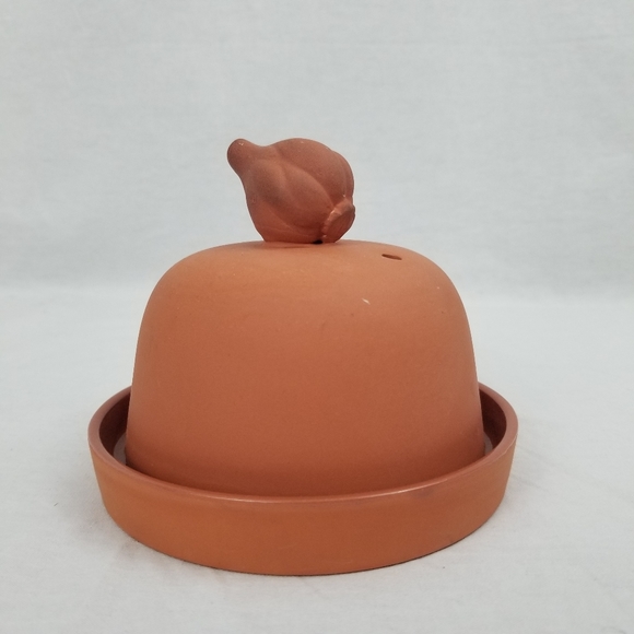 Boston Warehouse Terracotta Garlic Baker 2 bulb capacity - Picture 2 of 11